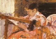 Lydia at a Tapestry Loom Mary Cassatt